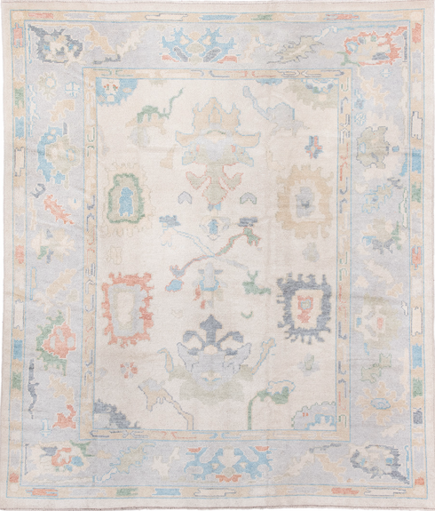 Vintage Oushak Area Rug (8' x 9')